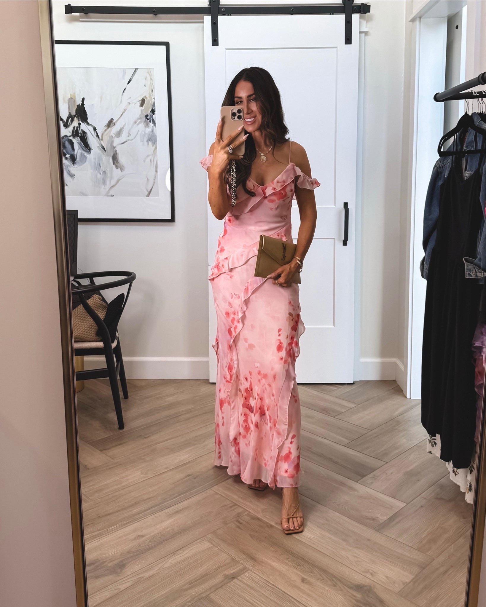 The prettiest summer dress floral with ruffles perfect for an upcoming wedding summer vacation, dinner Mother’s Day outfit idea. Runs tts sz small

Petal & Pup

#LTKOver40 #LTKU #LTKSeasonal