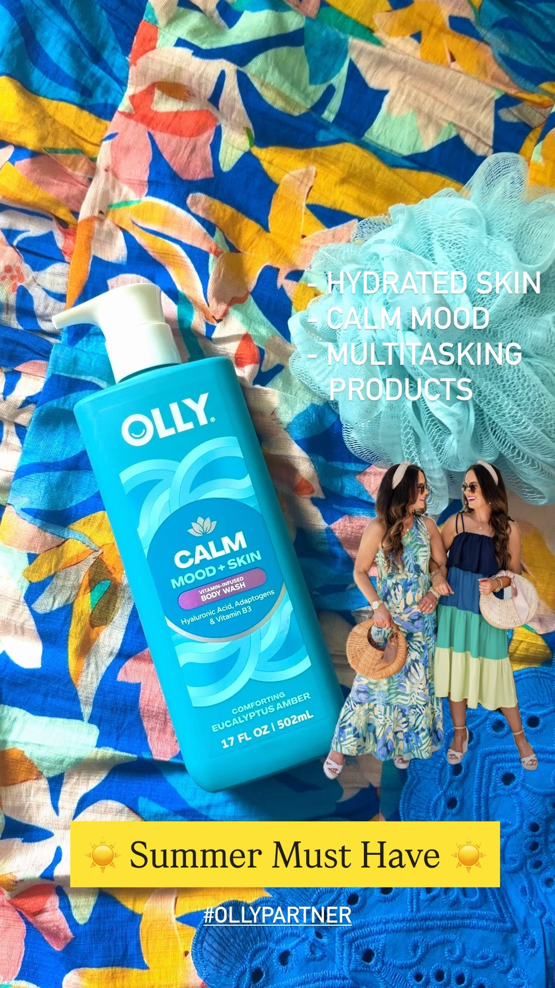 #OLLYPartner ☀️ Summer Tips Time! It’s the time of year we all could use a mood boost + extra help with our skin {hello summer heat and dryness} and we found just the thing for you all! We are so excited to partner with @OllyWellness today to share about their vitamin-infused body washes! 🧴We are loving the new Calm option that features a mix of skin-loving ingredients like Vitamin D, hyaluronic acid and much more all while being paraben & sulfate free! 

These Skin + Mood collection washes are multi tasking as they also help provide a mood boost with their beautiful scents featuring a mix of elements like amber, bergamot, eucalyptus and much more.🌸 We all know this busy season could use a daily boost and OLLY’s body washes definitely do that with ease! We can’t wait for you all to try these! The options include: Renew, Revive, Calm & Bright. There’s definitely the perfect one waiting for you! 🥰

#OLLYPartner #ad #paidlink @shop.ltk https://liketk.it/6hbUi