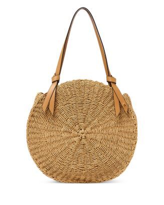 Luca Large Round Straw Beach Tote | Bloomingdale's (US)