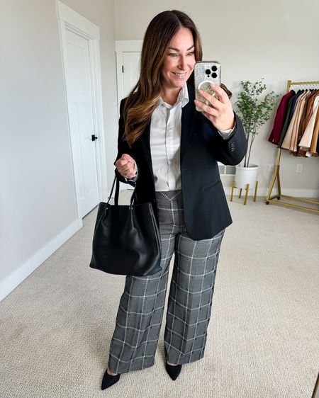 Fall workwear from Spanx 

Fit tips: pants size up if in-between wearing XLP // shirt tts, L // jacket tts, 12 

Use code RYANNEXSPANX for 10% off 

Fall workwear, workwear, business casual, business professional, workwear 

#LTKmidsize #LTKover40 #LTKworkwear