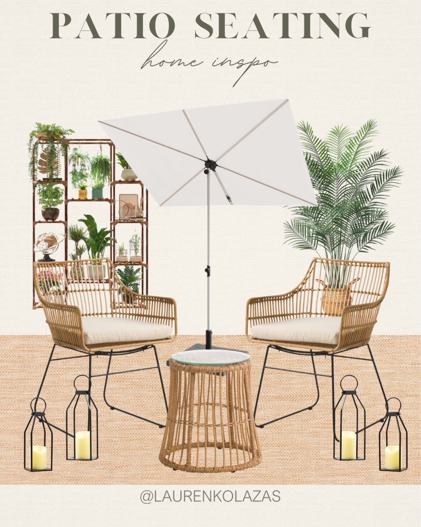 Relax and breathe in the fresh air when you recreate this patio seating home inspo! Take a break from a busy work day and get comfy in these rattan chairs.
#outdoorfurniture #patiorefresh #summervibes #nordichomeinspo

#LTKStyleTip #LTKSeasonal #LTKHome