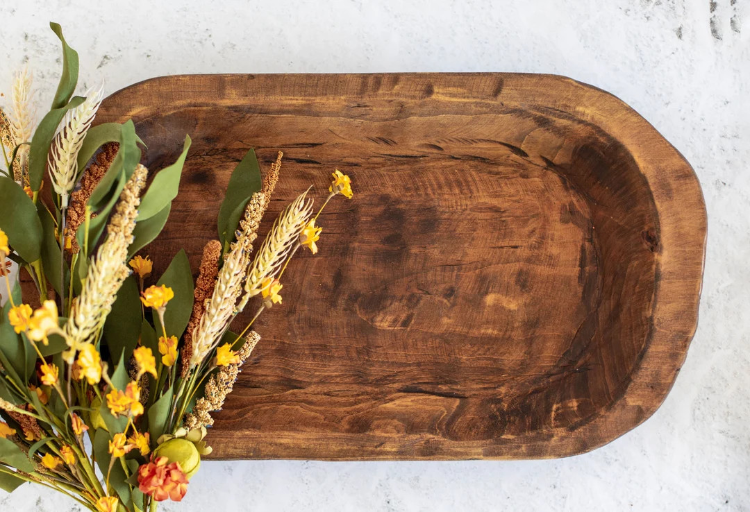 Large Dough Bowl / Large Bread Bowl / Dough Bowl Bread Bowl Medium Oval - Etsy | Etsy (US)