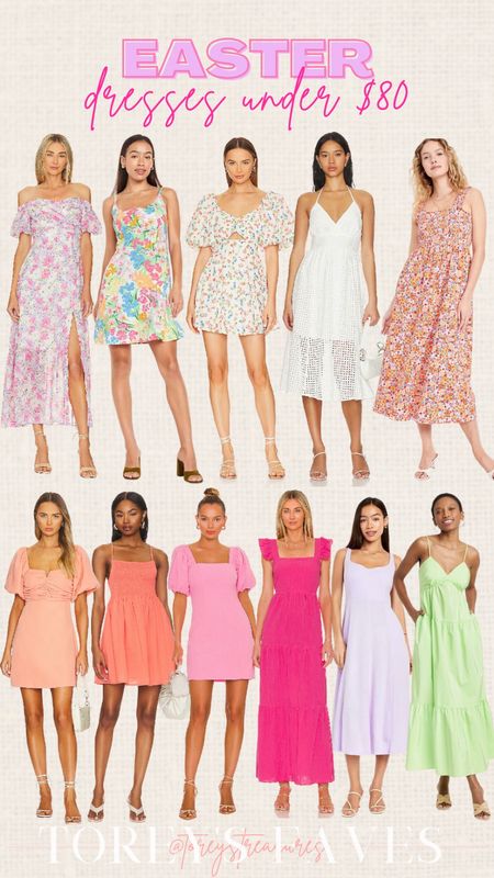 Easter dresses under $80!!! 

#LTKparties #LTKfindsunder100 #LTKSeasonal