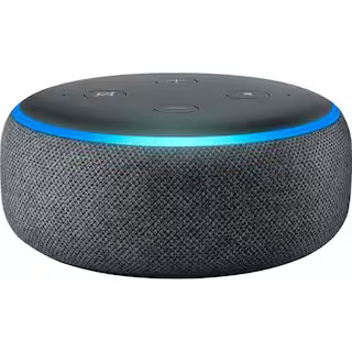 Amazon Echo Dot in Charcoal (Gen 3) B07FZ8S74R - The Home Depot | The Home Depot