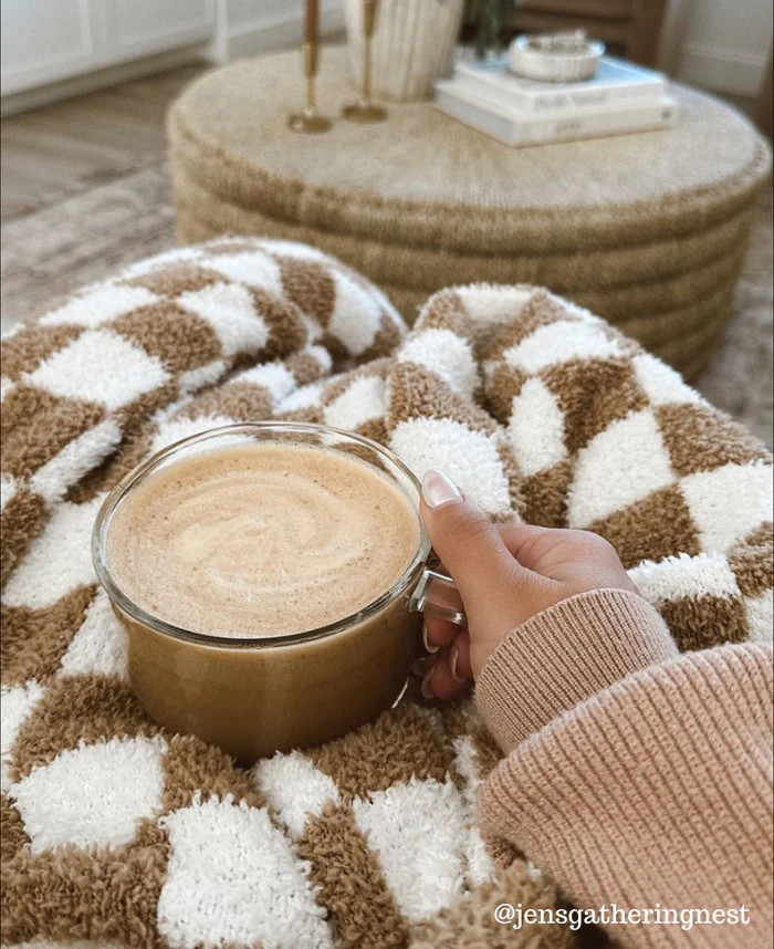 Checkered Buttery Blanket | The Styled Collection