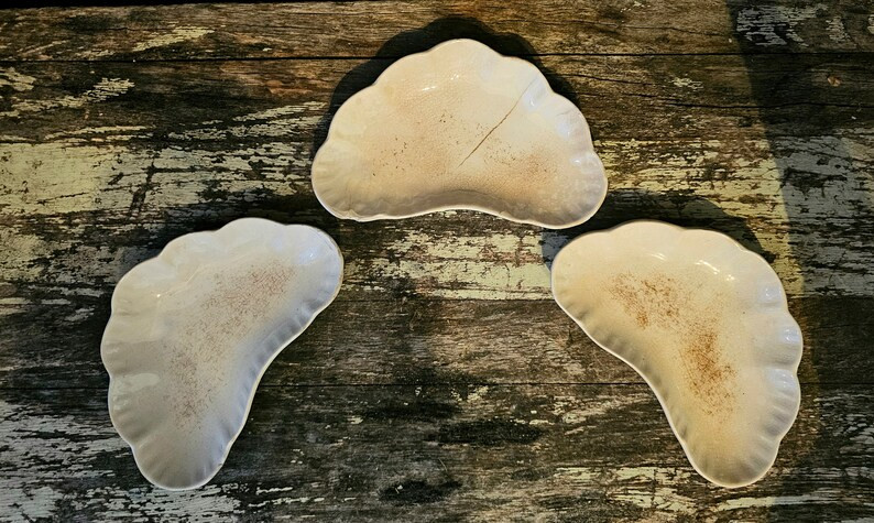 Bone Dish/Johnson Bros Semi Porcelain Crescent Dish | Etsy (US)