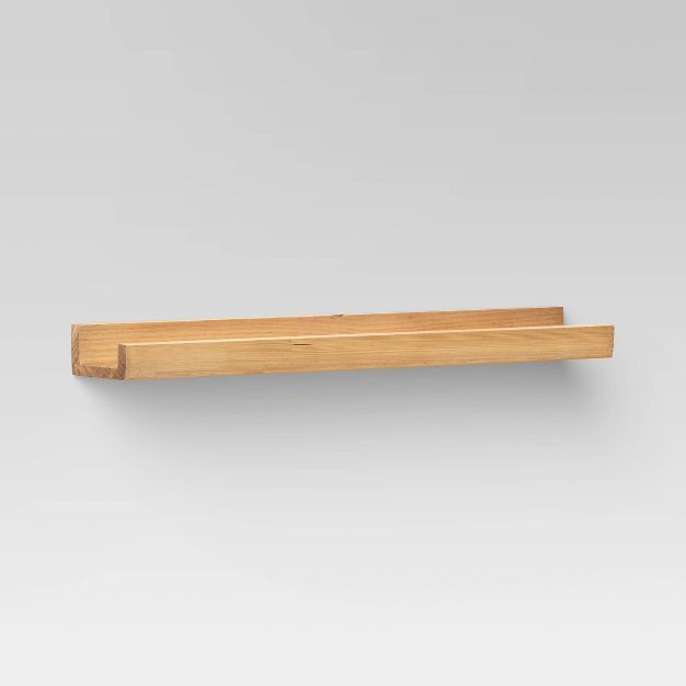 23&#34; Natural Wood Picture Ledge - Threshold&#8482; | Target