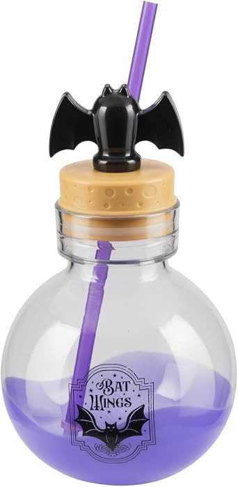COOL GEAR 30 oz Potion Bottle with Removable Lid and Straw | Durable, BPA-Free Plastic Halloween ... | Amazon (US)