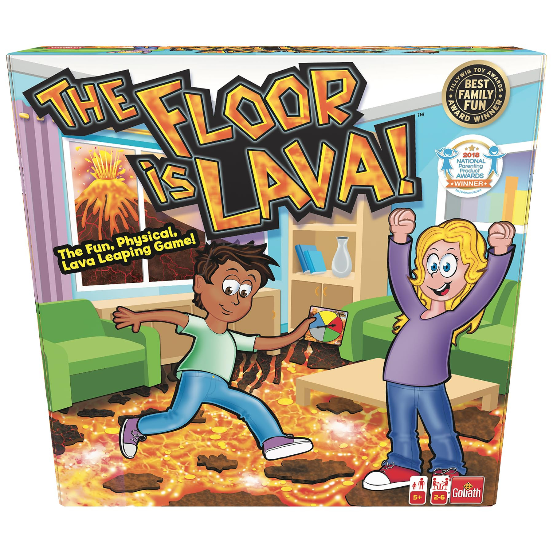 The Original The Floor is Lava! Game by Endless Games - Interactive Game For Kids And Adults - Pr... | Amazon (US)
