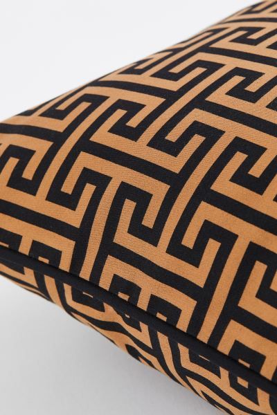 Patterned cotton cushion cover | H&M (US + CA)