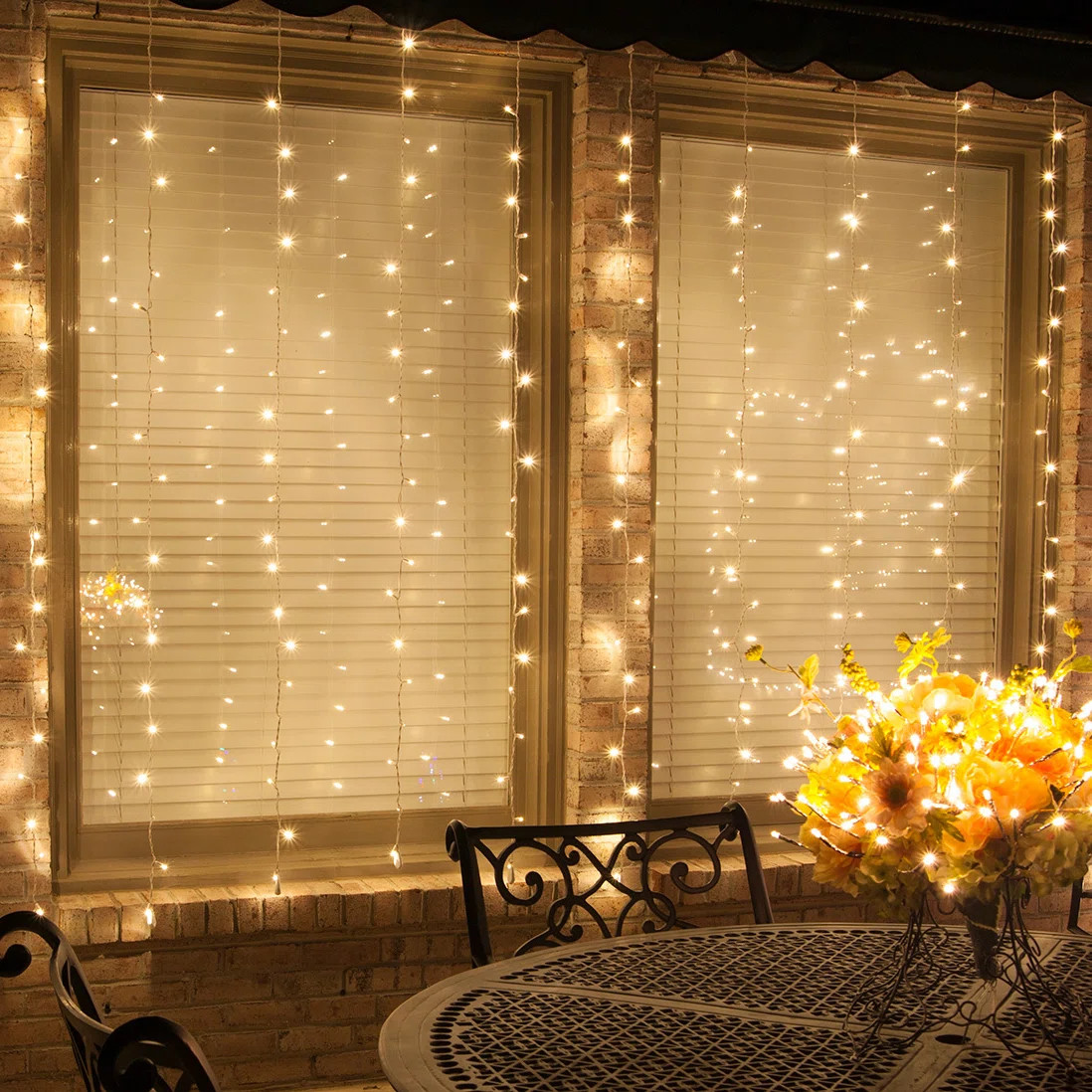 The Holiday Aisle® Curtain Icicle Lights & Reviews | Wayfair | Wayfair North America