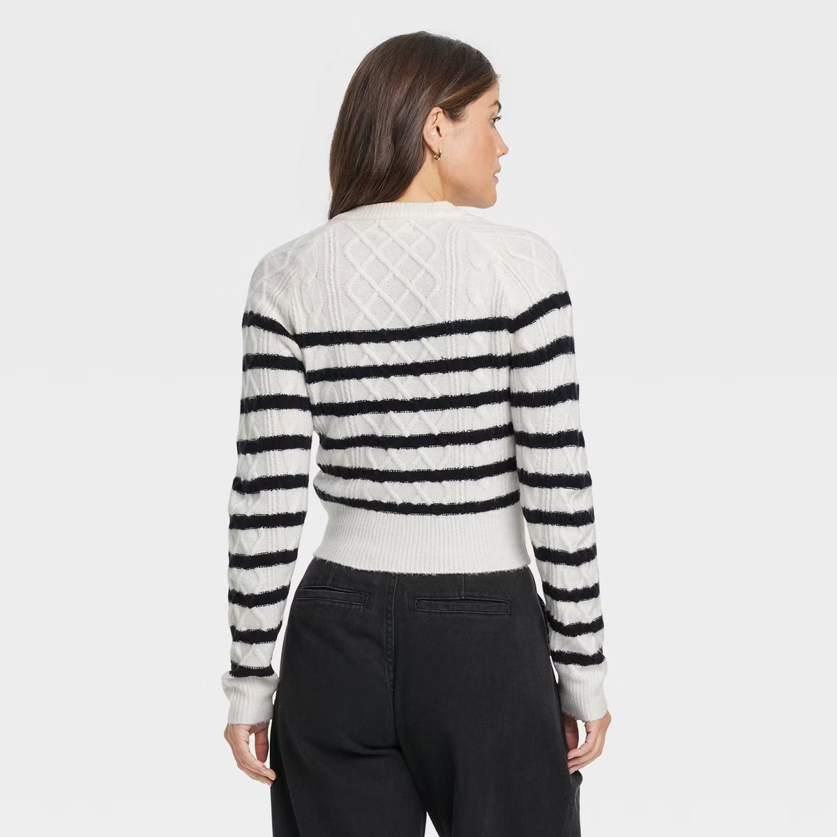Women's Cashmere-Like Cable Stitch Cardigan - Universal Thread™ | Target