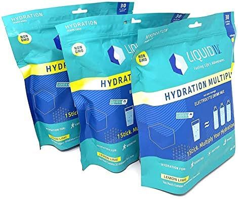 Liquid I.V. Hydration Multiplier, Electrolyte Drink Mix – 8 Count Box (Lemon Lime) (90 Count) | Amazon (US)