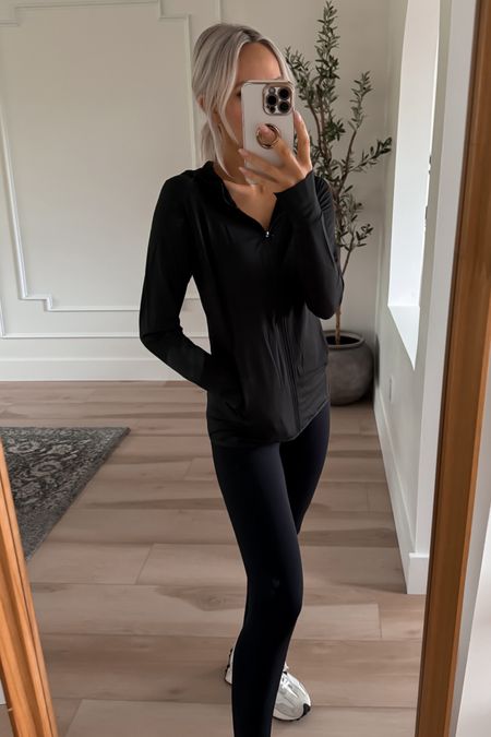 Workout top Small
Leggings small 
Sneakers 8.5

Workout clothes, workout top, leggings, lululemon dupe, spanx dupe, high waisted leggings, skims dupe, zip up hoodie, black hoodie, new balance sneakers, 327 new balance 

#LTKfindsunder50 #LTKshoecrush #LTKfitness