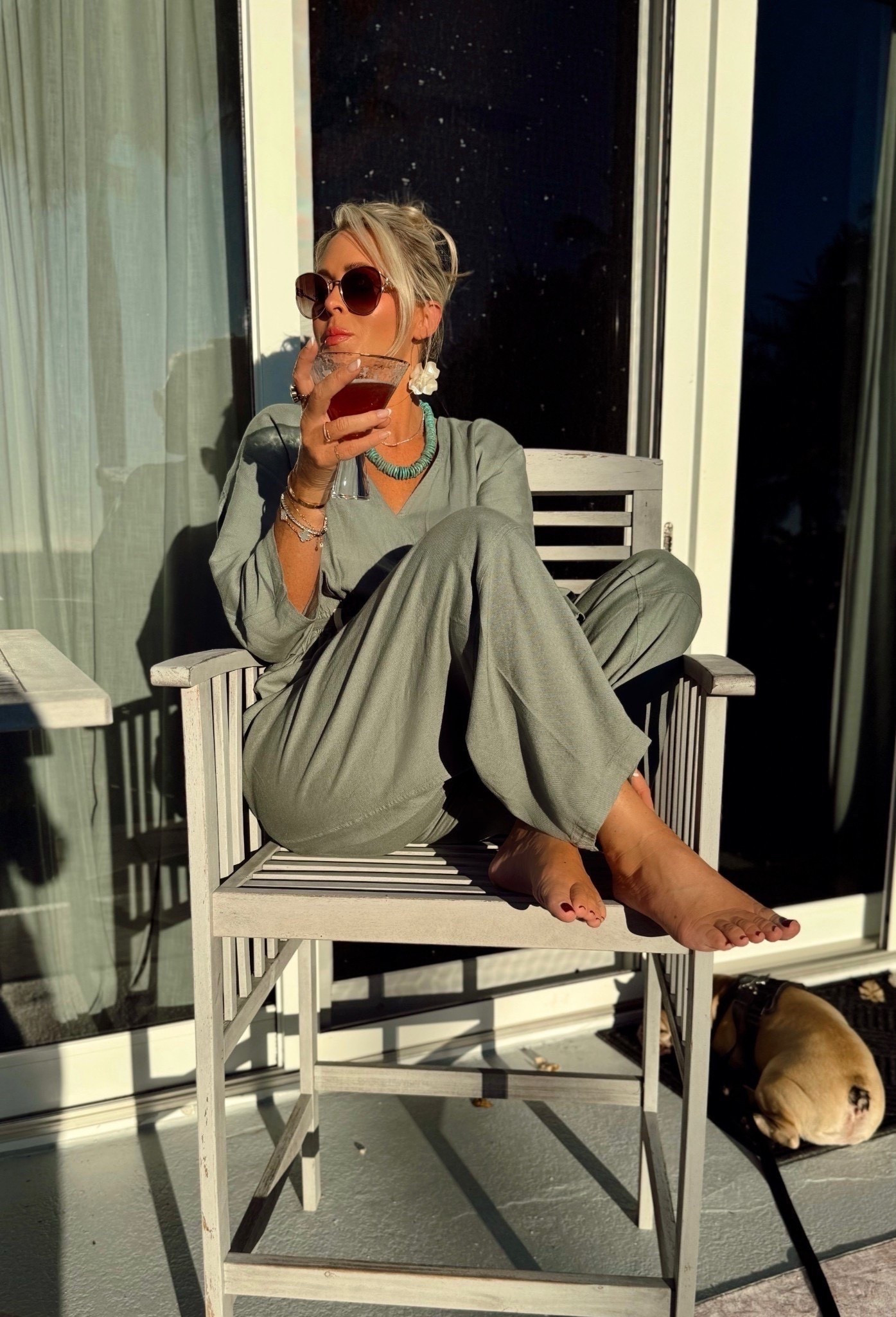 My jumpsuit! Comes in more colors and is linen! Wearing a small. Has pockets! Necklace is also 🔥🔥🔥

Vacation outfit. Resort wear. Heels. Flats. Jumpsuit. 



#LTKSeasonal #LTKootd #LTKTravel