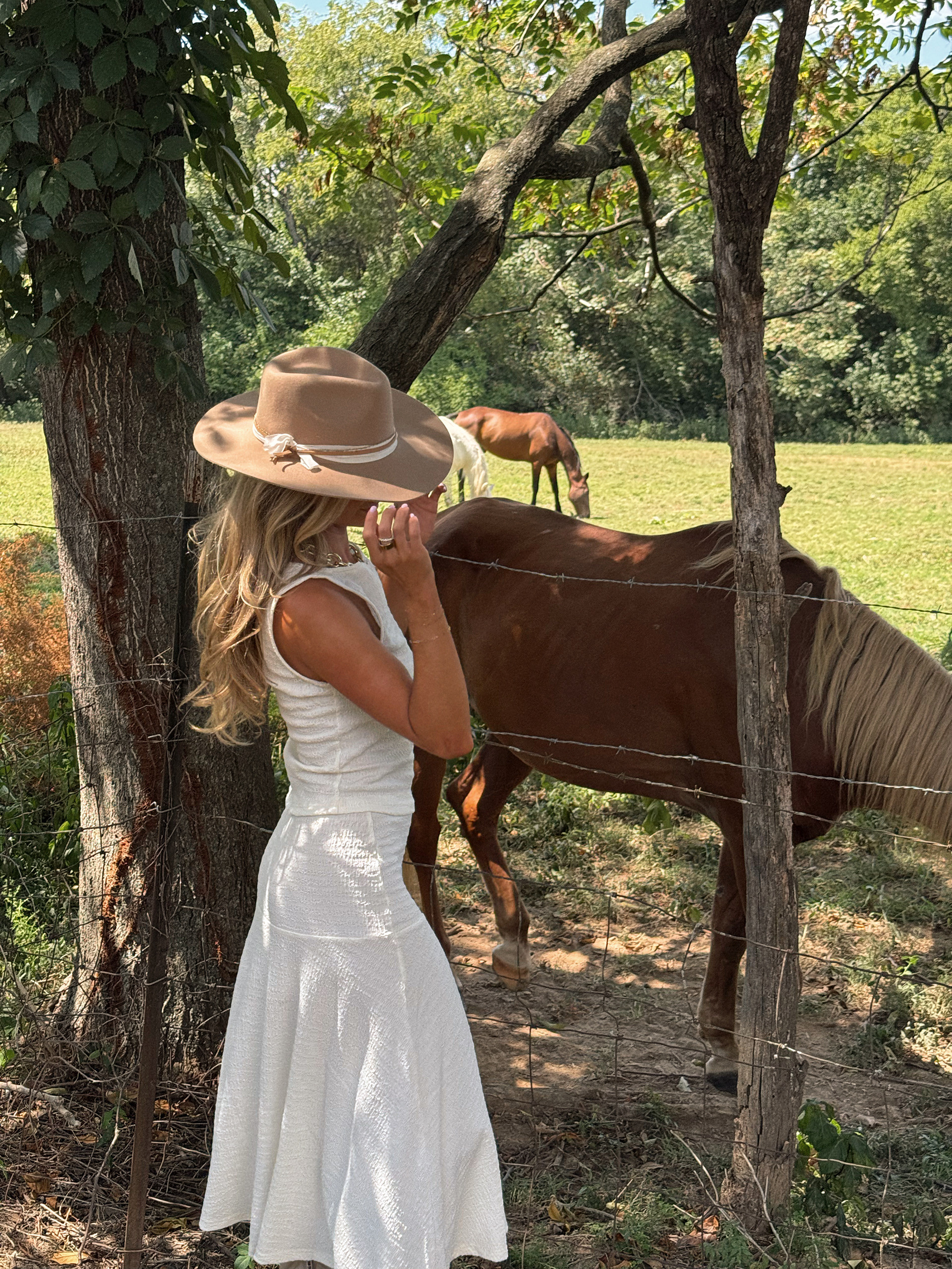 The perfect neutral set for layering all fall long 🍂 Throw on a denim jacket, boots, or sneakers—this $32 skirt + top combo works now + straight into fall. 

Linked all accessories too!

#FallStyle #LTKOutfitIdeas #OOTDInspo #BudgetFriendlyFashion 

 