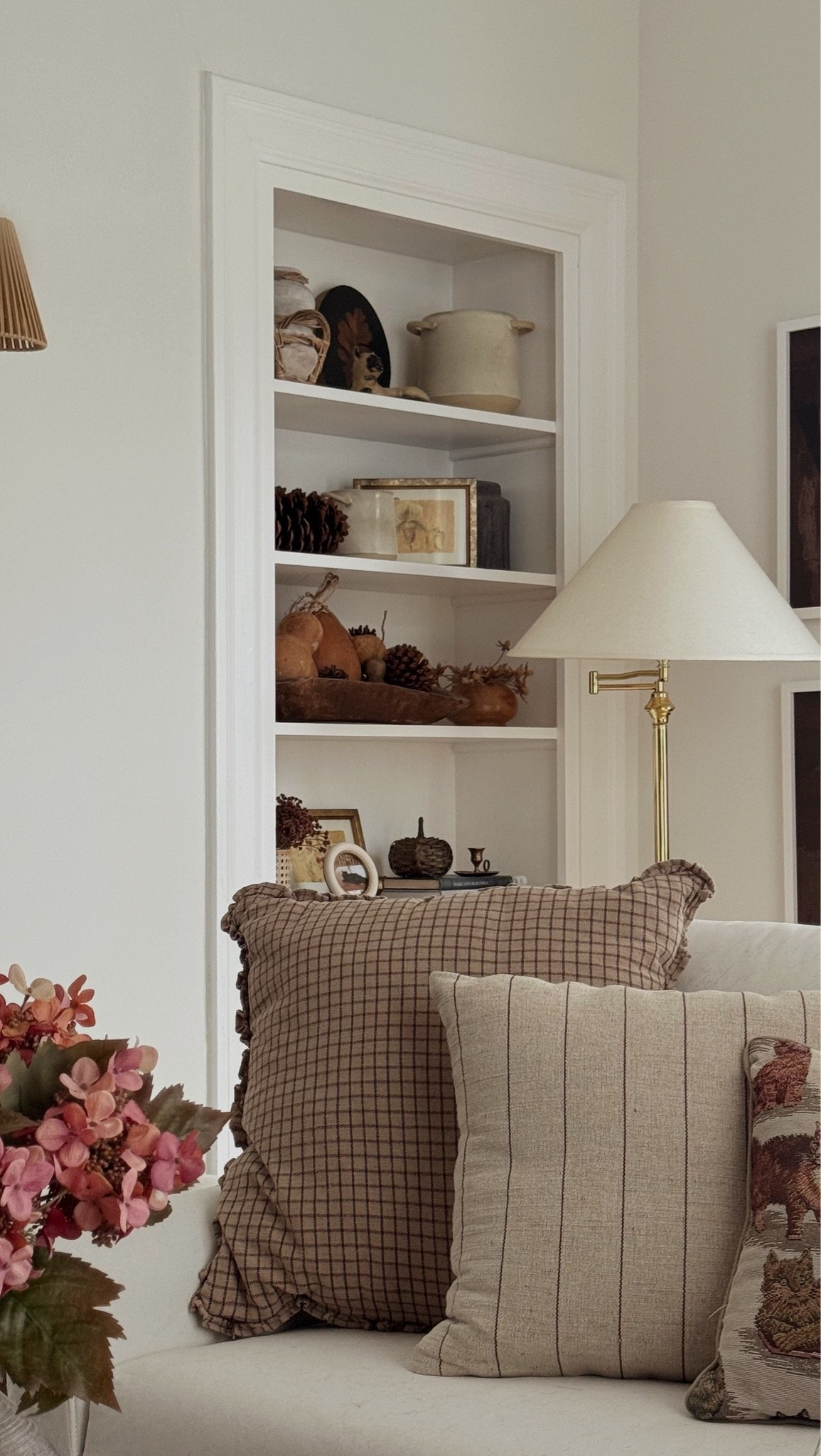 Shopped a few pieces so you can get a look similar to my built in shelves decorated for fall!

#LTKSeasonal #LTKHome #LTKSaleAlert