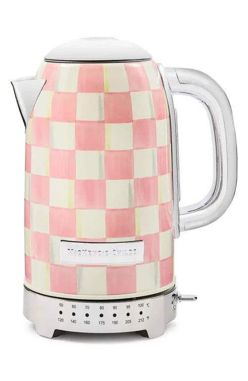 MACKENZIE CHILDS Rosy Check Electric Kettle at Nordstrom | Nordstrom