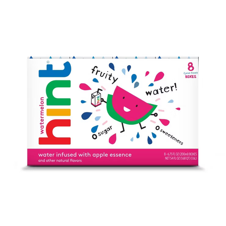 hint Kids Watermelon Infused Water - 8pk/6.75 fl oz Boxes | Target