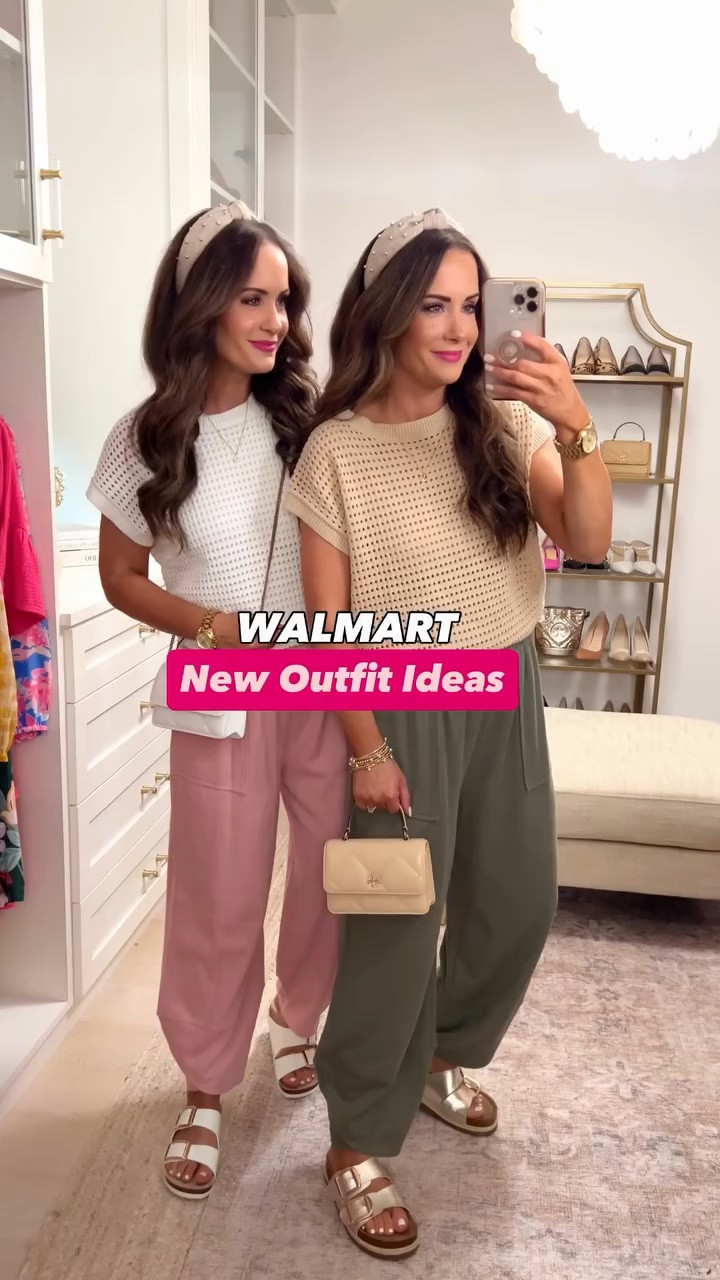 We have the cutest mix and match @walmart finds for yall today! Comment OUTFIT LINKS to shop it all! More colors available too! 💗 This sweater top is so comfy and goes with so many things {plus 20+ colors}! Wearing size S in tops and XS in pants. We hope you have a wonderful day! ~ L & W 

#walmart #walmartfinds #walmartfashion #walmartstyle https://liketk.it/671Tv