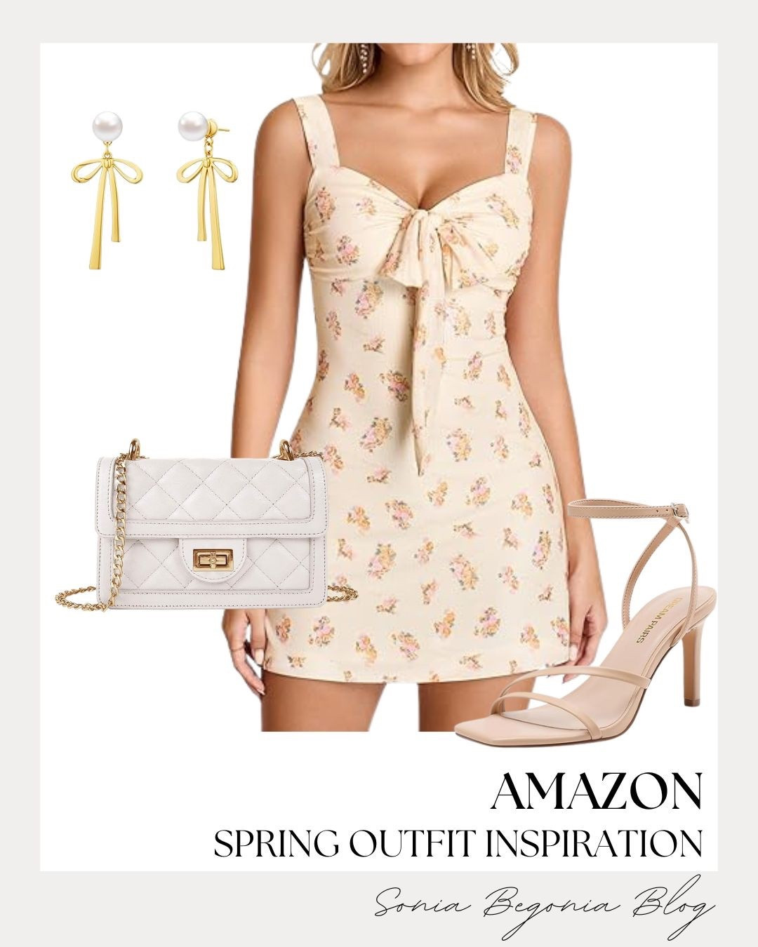 Springtime Elegance

Spring is officially in the air! 🌸
I am absolutely loving this floral mini dress for those sunny afternoons. I paired it with these dainty gold bow earrings and a classic quilted bag to keep the look polished and feminine. It’s the perfect ensemble for a garden brunch or a weekend stroll. 🎀✨

#AmazonFashion #SpringStyle #OutfitInspo #FloralDress #AmazonFinds #SpringOutfit

#LTKootd #LTKSeasonal #LTKWedding