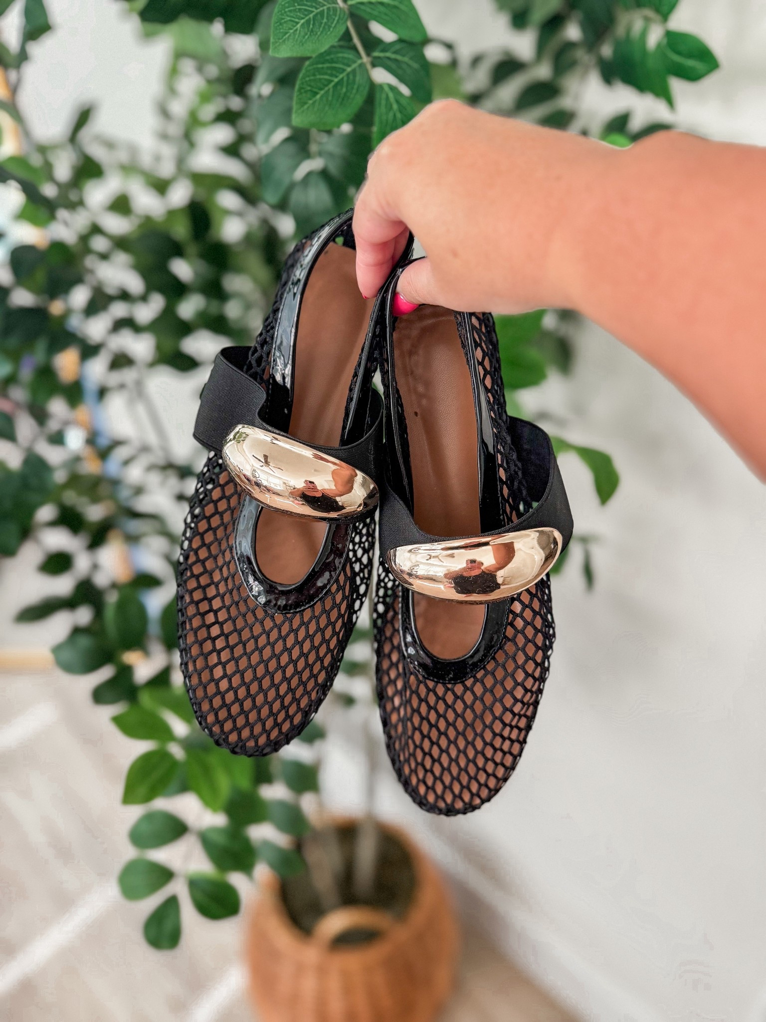 Amazon ballet mesh slippers 
They run tts and are super comfy! 

Fall style, fall shoes, Amazon finds, Amazon fashion 

#LTKShoeCrush #LTKSeasonal #LTKFindsUnder50