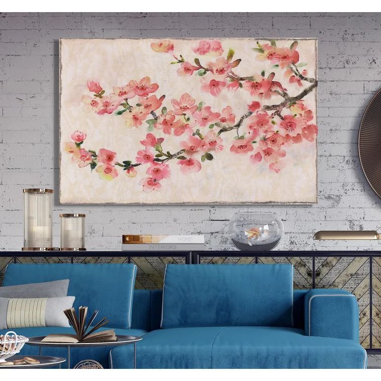 Cherry Blossom Composition I - Picture Frame Print | Wayfair North America