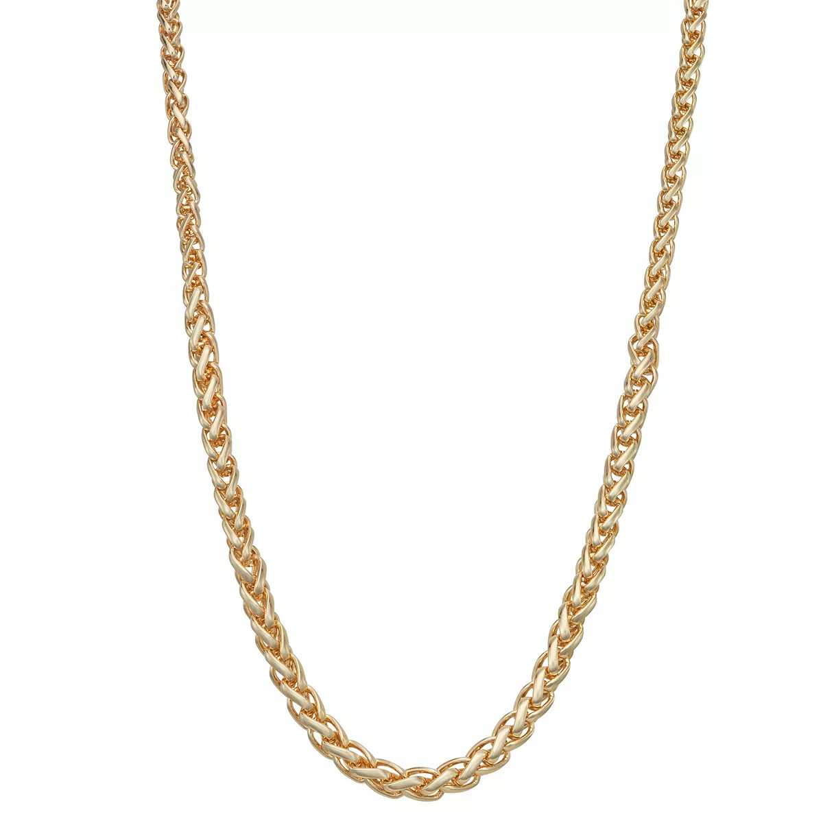 Nine West Gold Tone 18-in. Wheat Chain Collar Necklace | Kohl's