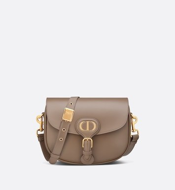 Medium Dior Bobby Bag Warm Taupe Box Calfskin | DIOR | Dior Beauty (US)