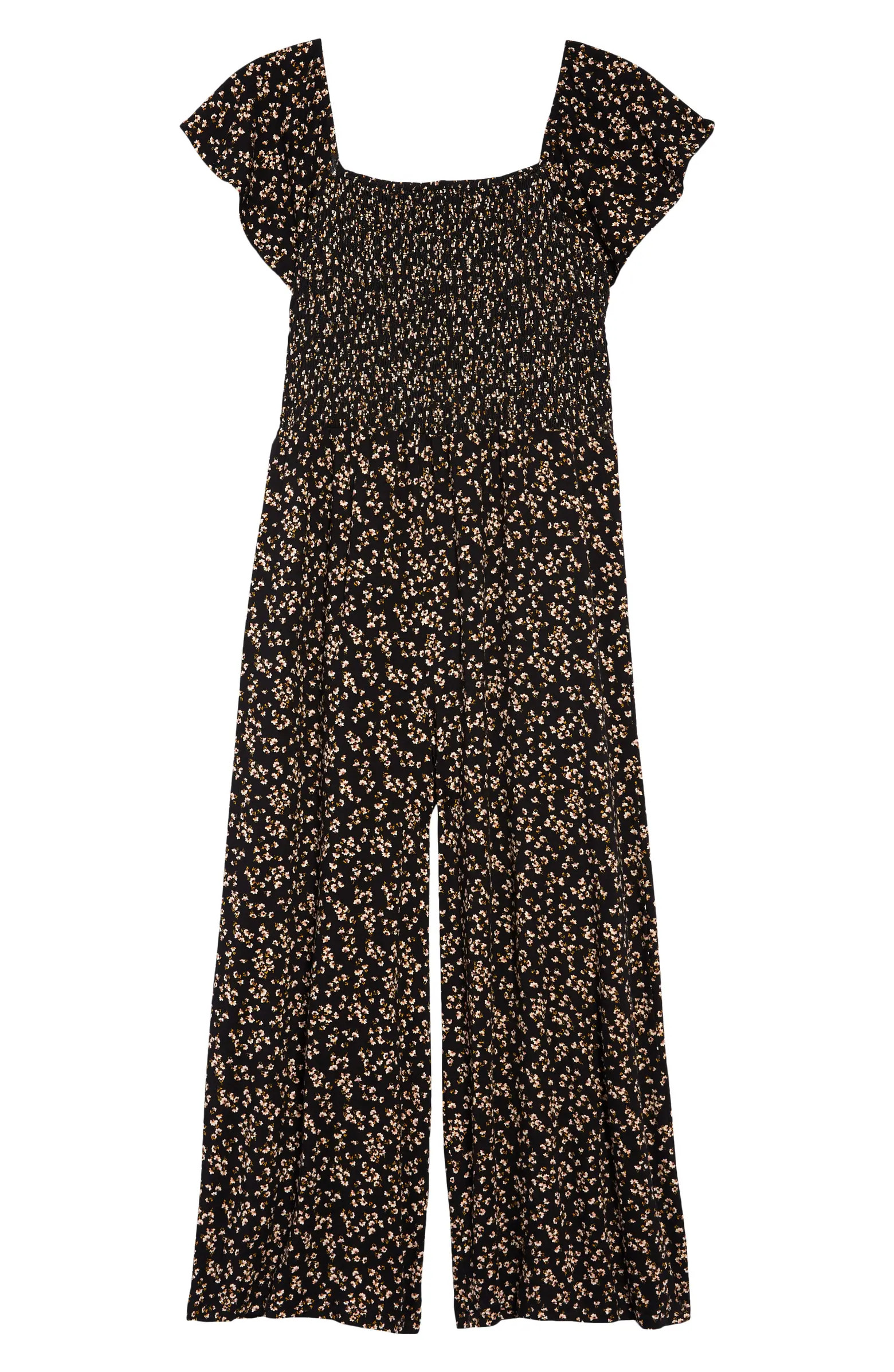 Kids' Wide Leg Jersey Romper | Nordstrom