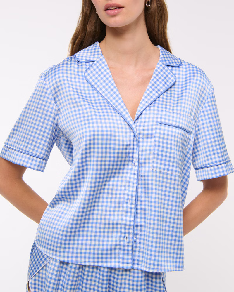 Short-Sleeve Sleep Shirt | Abercrombie & Fitch (US)