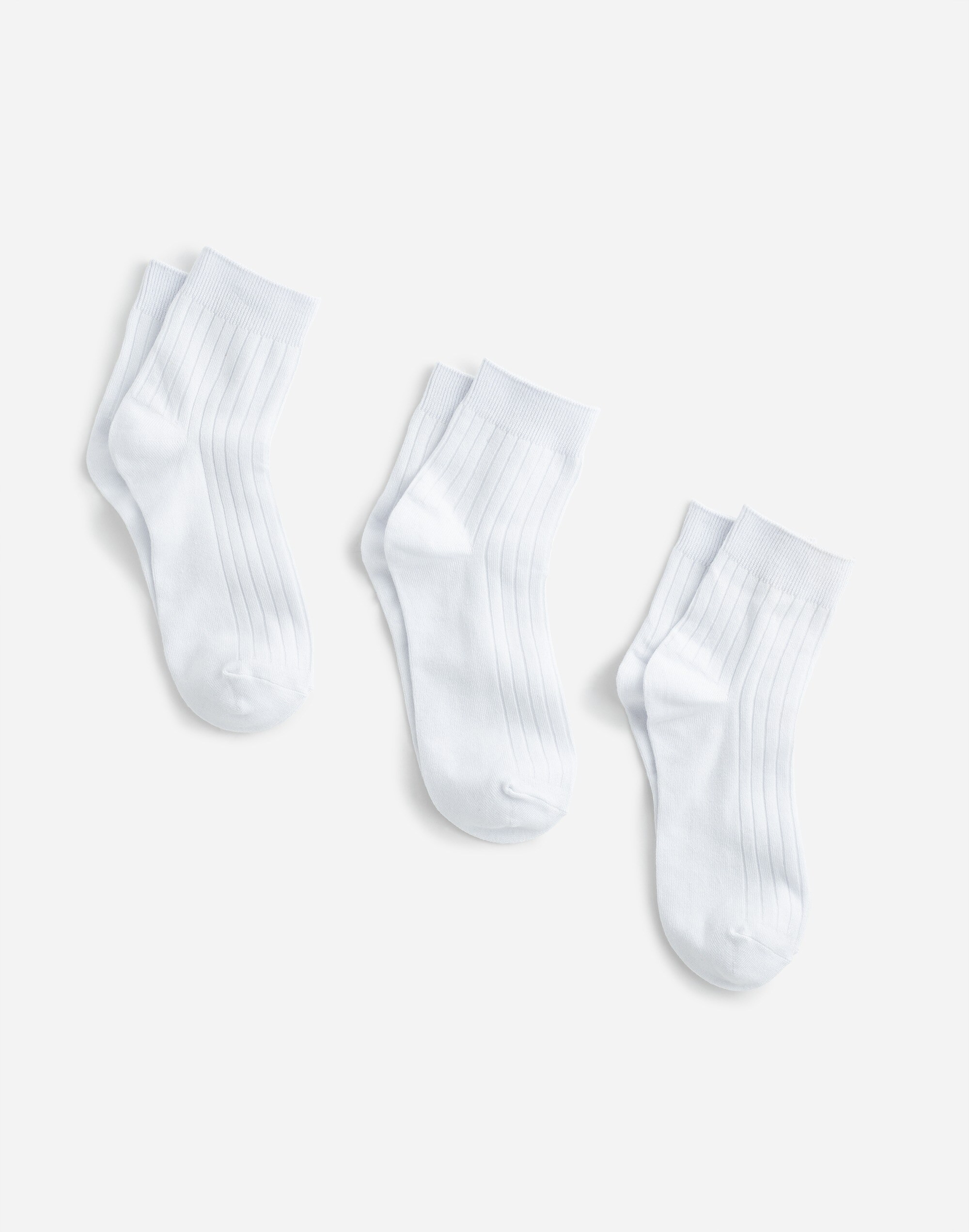 Three-Pack Slinky Ankle Socks | Madewell