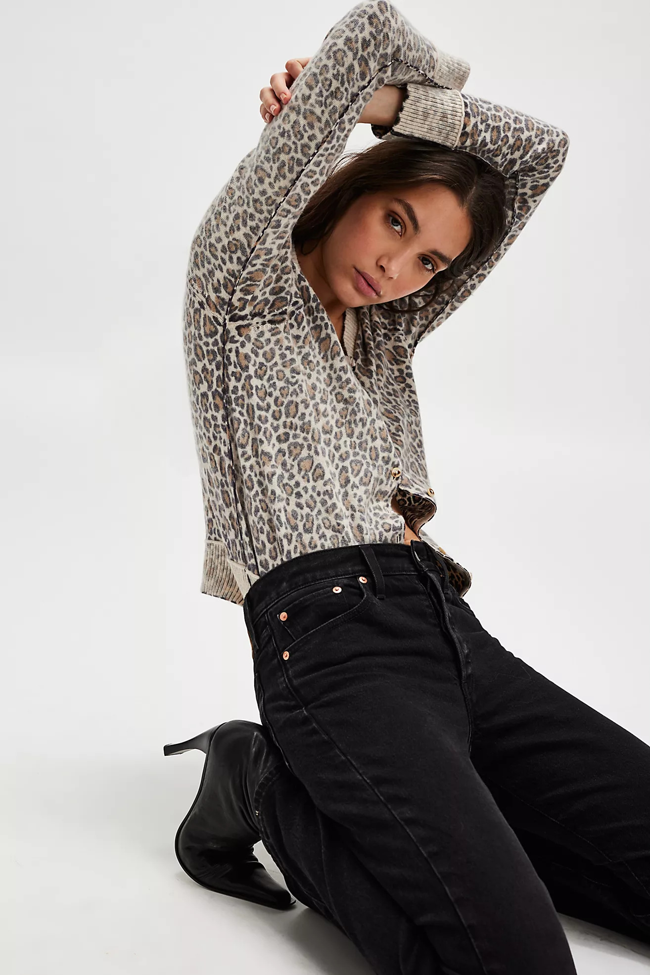 Nocturnal Patterned Cardi | Free People (Global - UK&FR Excluded)