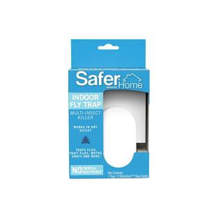 Safer Brand Safer Home Indoor Flying Insect Trap for Fruit Flies, Gnats, Moths, House Flies (1 Pl... | The Home Depot