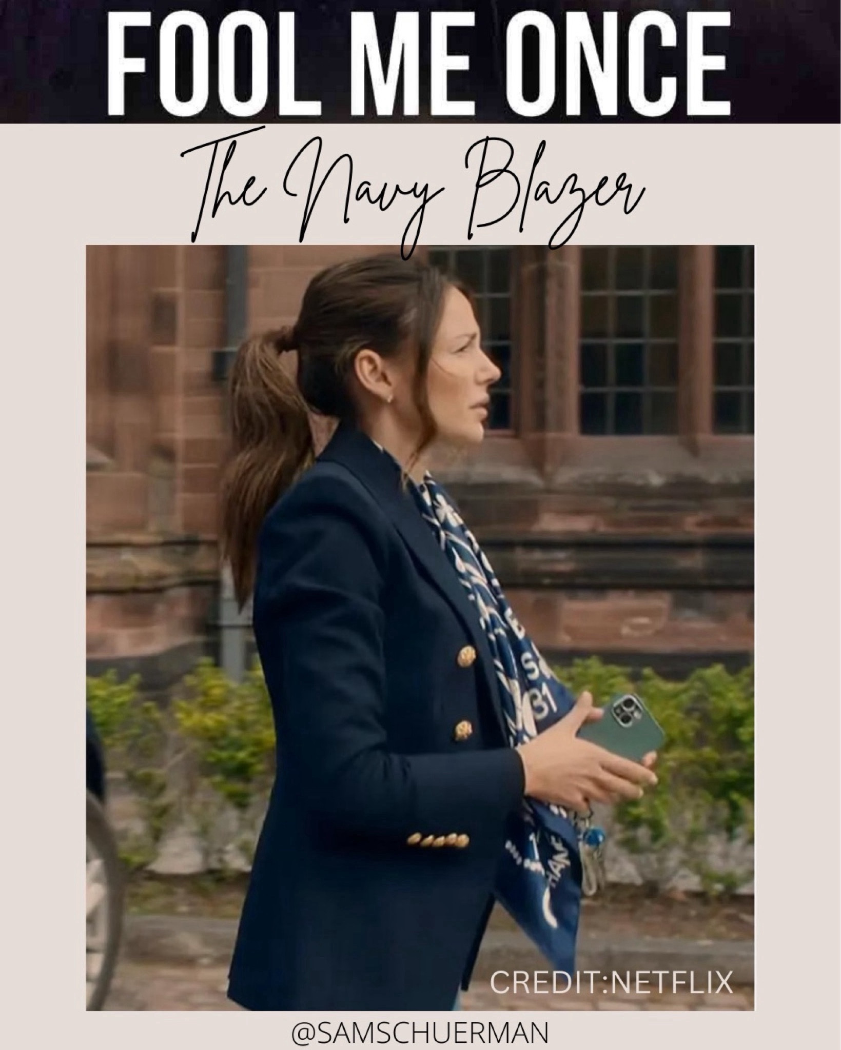 Netflix Fool Me Once outfits: The Navy Blazer 

#LTKfindsunder50 #LTKfindsunder100 #LTKstyletip