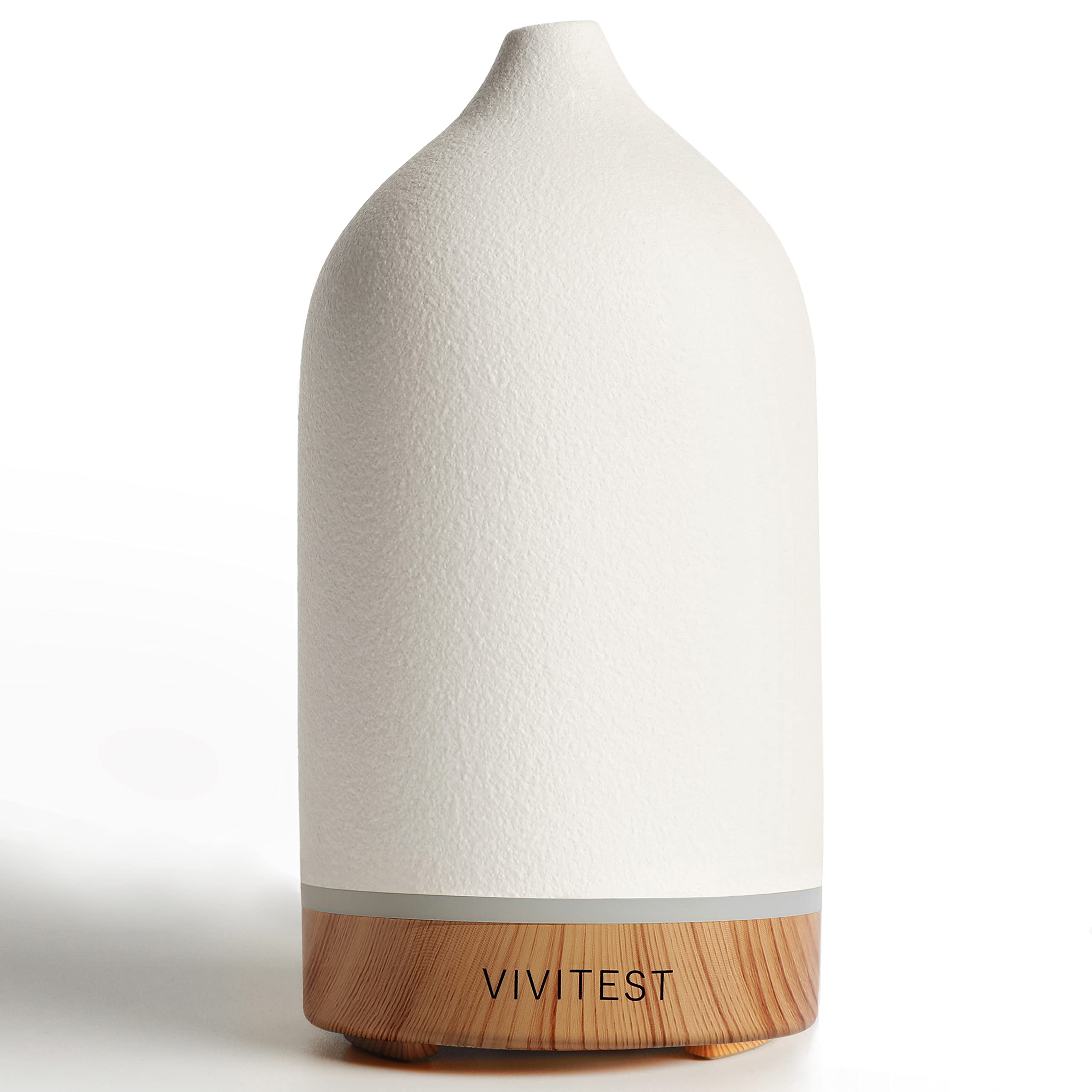 VIVITEST Ceramic Diffuse,Stone Essential Oil Diffuser, Ultrasonic Aromatherapy Diffusers (100ML) | Amazon (US)