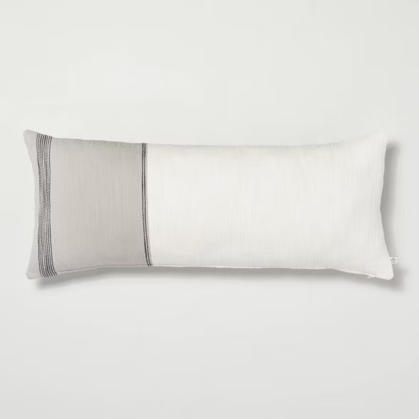 Color Block Border Throw Pillow with Zipper - Hearth & Hand™ with Magnolia | Target