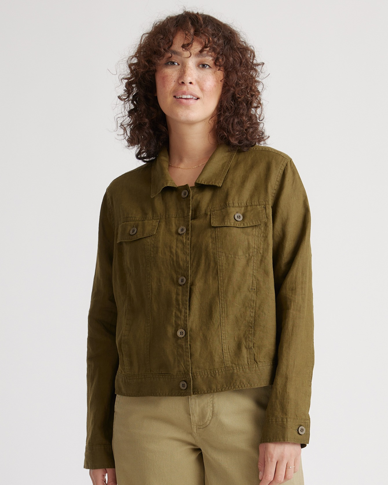 100% European Linen Jacket | Quince