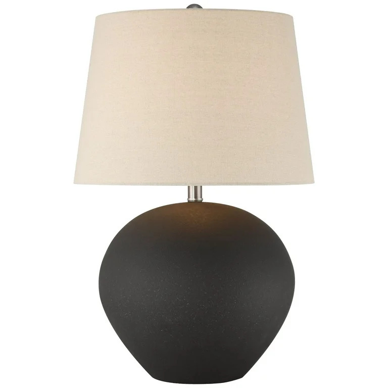 360 Lighting Paulo 24 1/2" High Pot Farmhouse Rustic Southwestern 3-Way Table Lamp Matte Black Ce... | Walmart (US)