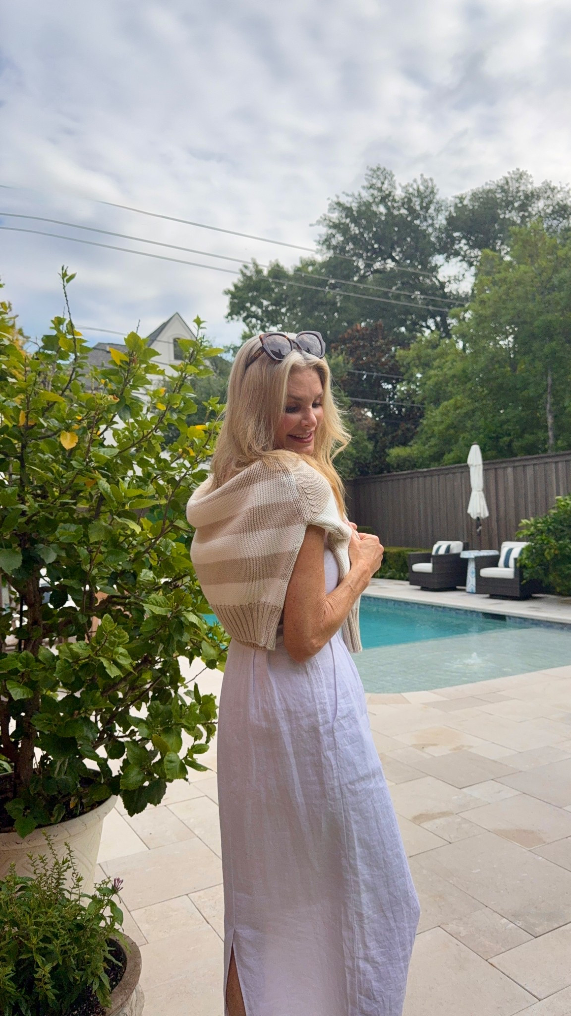 The perfect dress and sweater combo for late summer. Size S  

#LTKStyleTip #LTKFindsUnder100 #LTKSeasonal