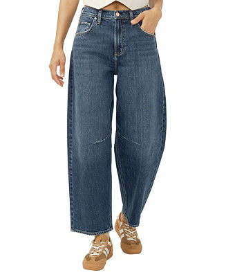 Women's High Rise Barrel Leg Jeans | Macy's