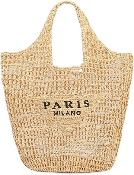 Paris Milano Strohsack Strandtaschen für Damen Sommer | Amazon (DE)