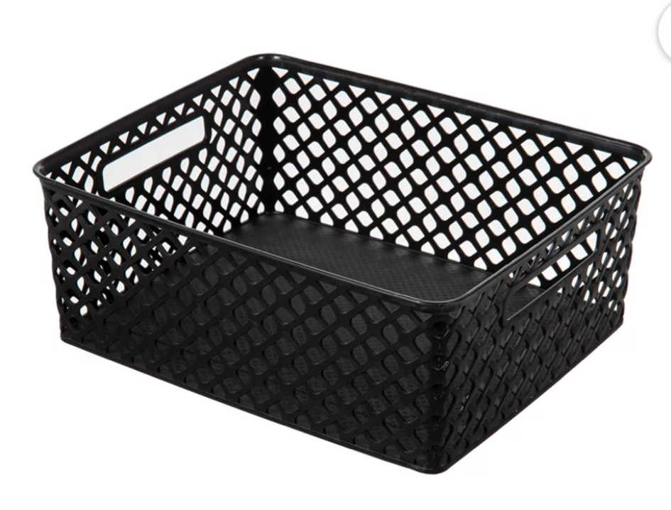 Mainstays Medium Black Decorative Storage Basket

#LTKfindsunder50 #LTKSeasonal #LTKhome