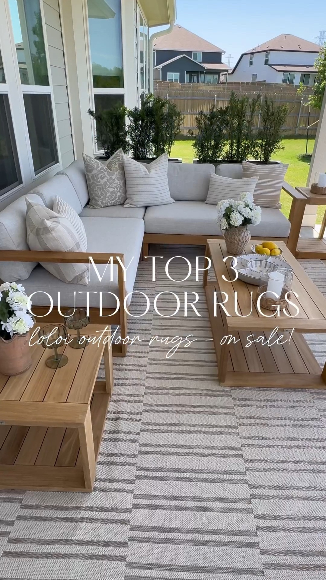 My favorite outdoor rugs + they’re all on sale ☀️🌿

Get ready for patio season with these beauties!

Loloi rug, rug sale, outdoor rug, patio
Season, patio furniture, spring porch, front porch refresh, loloi look, wayfair sale #LTKSpringSale

#LTKSeasonal #LTKdayinmylife #LTKHome