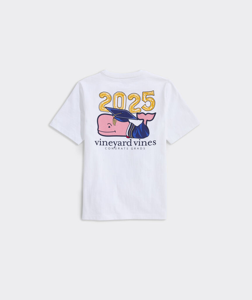 Kids' 2025 Graduation Whale Short-Sleeve Pocket Tee | vineyard vines