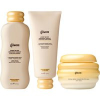 Gisou Honey Gloss Ceramide Cleanse Shampoo + Conditioner + Mini Mask | Cult Beauty