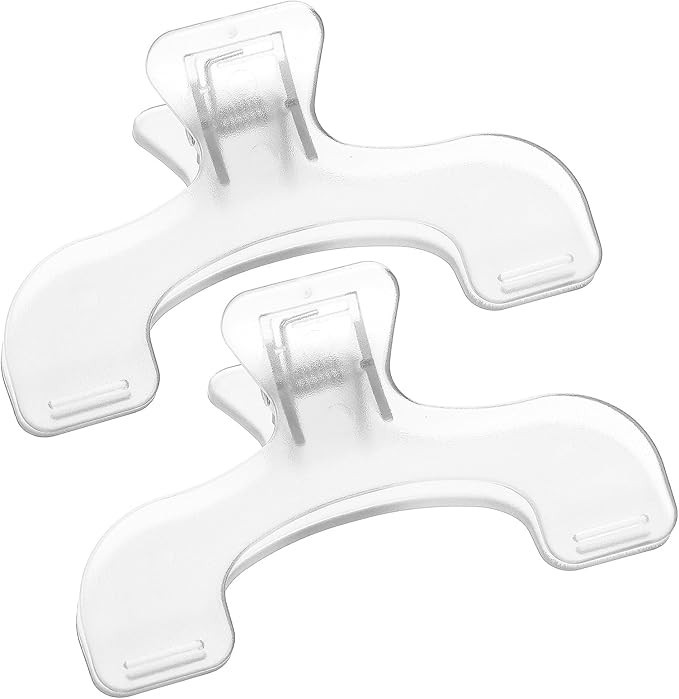 2Pcs Book Clips, Book Weight Page Holder, Transparent Book Clips to Hold Book Open Portable Readi... | Amazon (US)