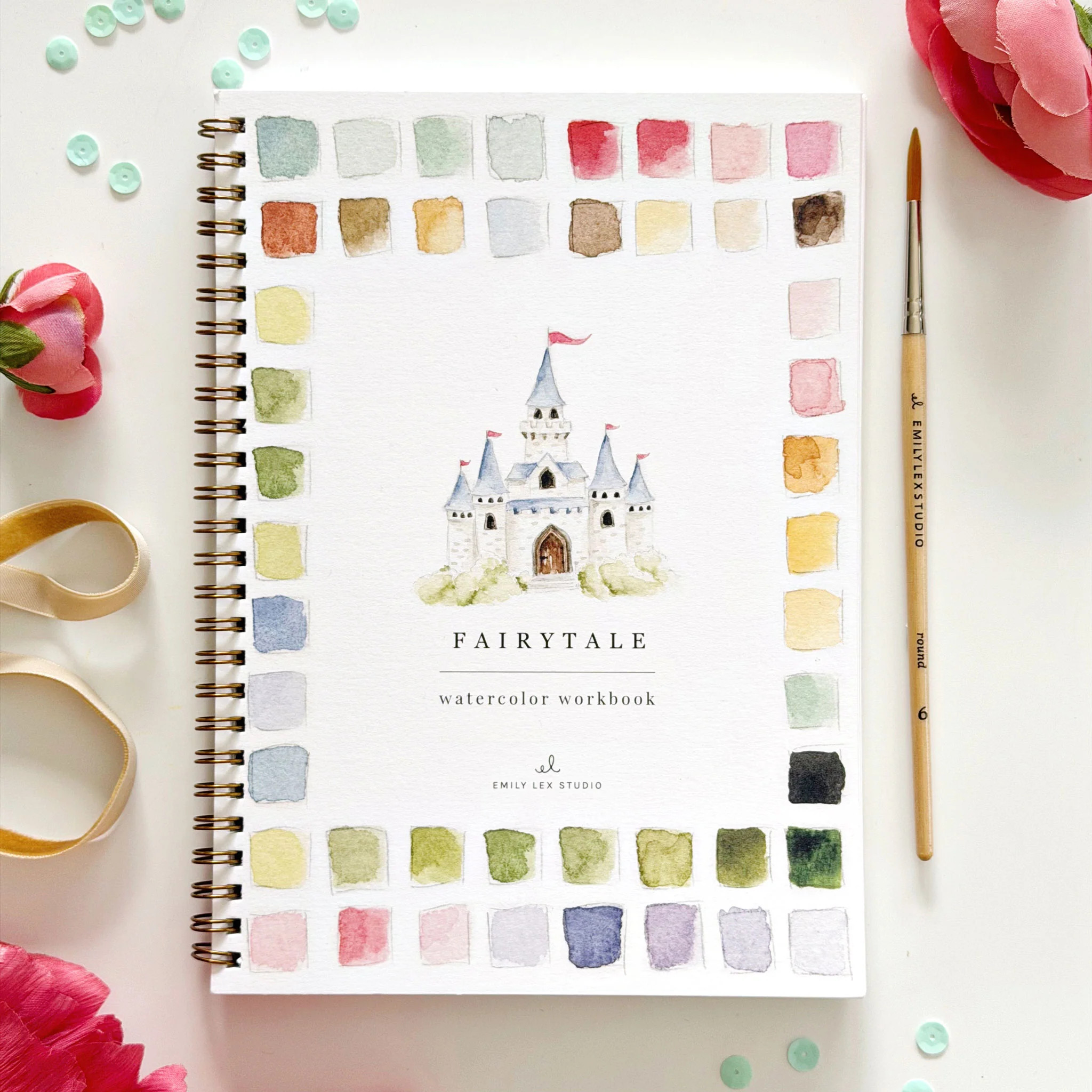 fairytale watercolor workbook | Emily Lex Studio