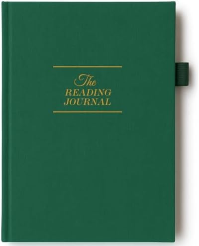 JXSELECT Elegant Reading Journal - 60 Book Reviews Logbook with Pen Holder & Back Pocket - Track ... | Amazon (US)