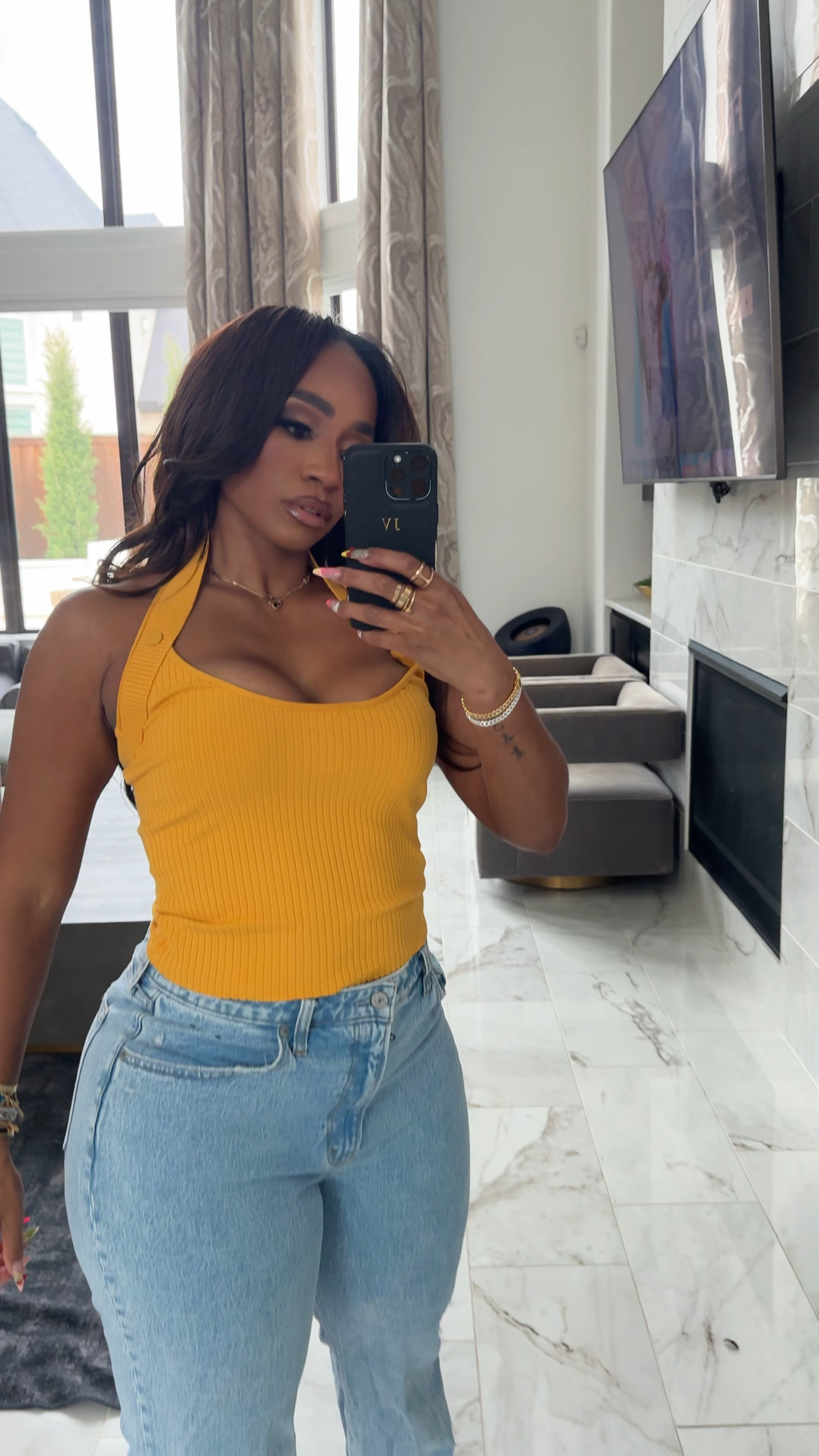 Ribbed halter top with the button detail is the perfect addition to your rotation of staple tops! Wearing a S for reference! 

#LTKFindsUnder50 #LTKFindsUnder100 #LTKStyleTip